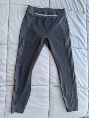 Alo -  Alosoft High-waist 7/8 Black Leggings Size Small